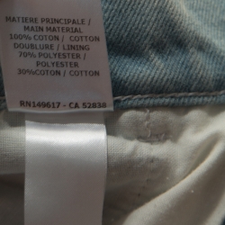 Pre Owned Chloe Light Blue Distressed Denim Flared Jeans M