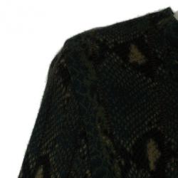 مملوكة مسبقًا Chloe Snake Print Knit Sweater S