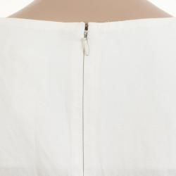 مملوكة مسبقًا Chloe Cream Dress with Ruffled Sleeves L