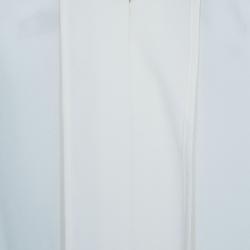 Pre Owned Chloe Off-White Silk Paneled Front Shirt S