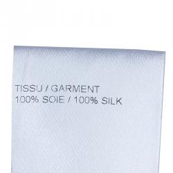 Pre Owned Chloe Asymmetrical Silk Midi Dress M