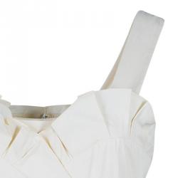 Pre Owned Chloe Off-white Sleeveless Midi Dress M