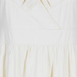 Pre Owned Chloe Off-white Sleeveless Midi Dress M