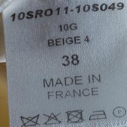 Pre Owned Chloe Off-white Sleeveless Midi Dress M