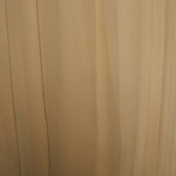 Chloe Beige Crepe Pleated Blouse M