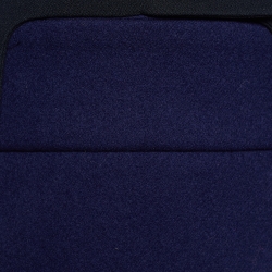 Pre Owned Chloé Ink Blue Stretch Wool Pinafore Dress S