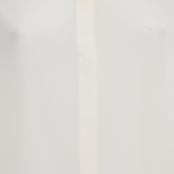 Pre Owned بلوزة كلوي قطن مكشكش ودانتيل من الأمام بيج مقاس متوسط