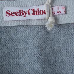 Pre Owned See By Chloe Multicolor Striped Wool Skirt