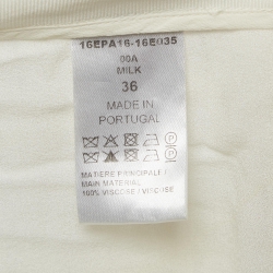 Pre Owned Chloé White Fine Sheer Crepe Gathered Detail Harem Pants S