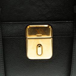 Pre Owned Chloe Black Leather Crossbody Bag