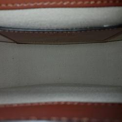 Pre Owned Chloe Red Brown Leather Small Tess Shoulder Bag