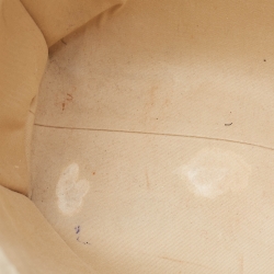 Chloe Beige/Brown Canvas and Leather Large Woody Tote