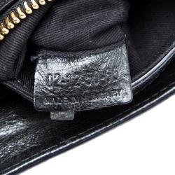 Pre Owned حقيبة كلوي إيثيل جلد أسود