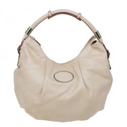 Chloe Gold Leather Large Ethel Hobo