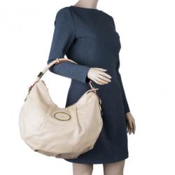 Pre Owned حقيبة يد كلوي إثيل جلدية ذهبية كبيرة 