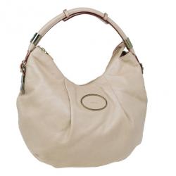 Pre Owned حقيبة يد كلوي إثيل جلدية ذهبية كبيرة 