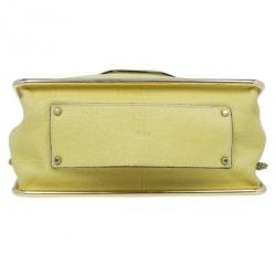 Pre Owned Chloe Yellow Leather Sally Bag