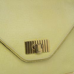 Pre Owned Chloe Yellow Leather Sally Bag