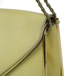 Pre Owned Chloe Yellow Leather Sally Bag