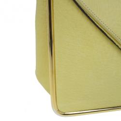Pre Owned Chloe Yellow Leather Sally Bag