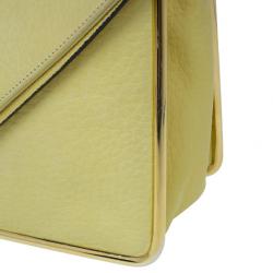 Pre Owned Chloe Yellow Leather Sally Bag