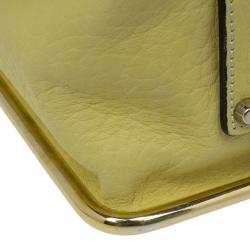 Pre Owned Chloe Yellow Leather Sally Bag