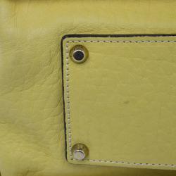 Pre Owned Chloe Yellow Leather Sally Bag