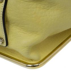 Pre Owned Chloe Yellow Leather Sally Bag
