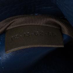 Pre Owned Chloe Blue Leather Mini Marcie Crossbody