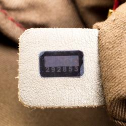 Pre Owned Chloe Red Leather Large Marcie Satchel