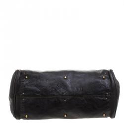 Pre Owned Chloe Black Leather Medium Paddington Satchel