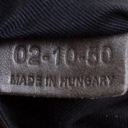 Pre Owned Chloe Dark Grey Leather Mini Ethel Satchel