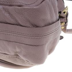 مملوكة مسبقًا Chloe Mauve Leather Large Paraty