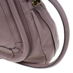 مملوكة مسبقًا Chloe Mauve Leather Large Paraty