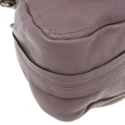 مملوكة مسبقًا Chloe Mauve Leather Large Paraty