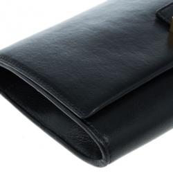 Pre Owned Chloe Black Leather Bobbie Clutch