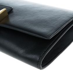 Pre Owned Chloe Black Leather Bobbie Clutch