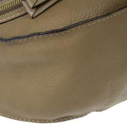 مملوكة مسبقًا Chloe Brown Leather Medium Marcie Crossbody