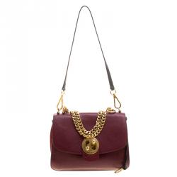 Pre Owned Chloe Red Leather Medium Mily Shoulder Bag