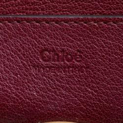 Pre Owned Chloe Red Leather Medium Mily Shoulder Bag
