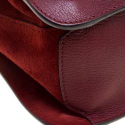 Pre Owned Chloe Red Leather Medium Mily Shoulder Bag