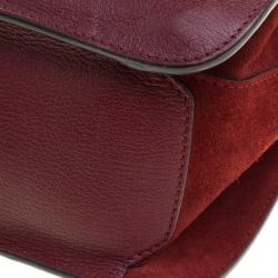 Pre Owned Chloe Red Leather Medium Mily Shoulder Bag