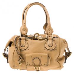 Pre Owned Chloe Brown Leather Front Pocket Paddington