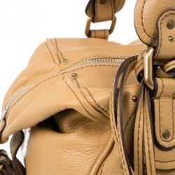 Pre Owned Chloe Brown Leather Front Pocket Paddington