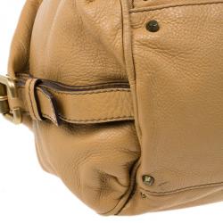 Pre Owned Chloe Brown Leather Front Pocket Paddington