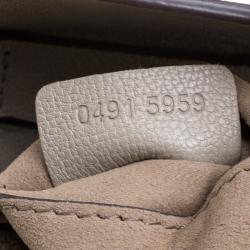 Pre Owned Chloe Grey Leather Small Drew Shoulder Bag