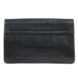 مملوكة مسبقًا Chloe Black Leather Studded Clutch