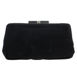 مملوكة مسبقًا Chloe Black Embroidered Clutch