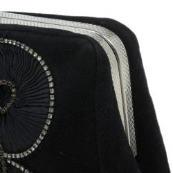 مملوكة مسبقًا Chloe Black Embroidered Clutch