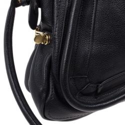 مملوكة مسبقًا Chloe Black Leather Medium Paraty